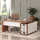 Ver imagem 7 de Mesa em L Joinville e Balcão 4 Portas Freijó Branco