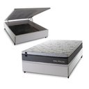Ver imagem 1 de Conjunto Box Baú Casal Benton Branco 138x188x78 c/ Molas Ensacadas