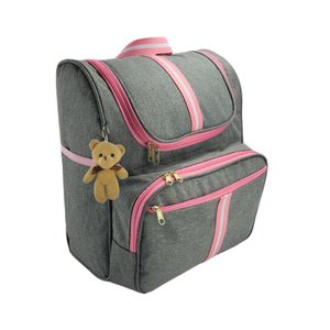 Mochila Bebê Infantil Maternidade 2 em 1 Luxo Mz - Rosa