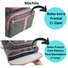 Mochila Bebê Infantil Maternidade 2 em 1 Luxo Mz - Rosa - 4