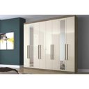 Ver imagem 5 de Guarda Roupa Casal 8 Portas e 4 Gavetas C/ Espelho Master Vip 8.4 Atacama - Santos Andirá
