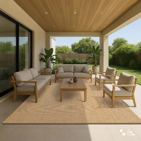 Tapete Elemento Jataba 250x350cm Tapetes São Carlos