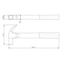 Ver imagem 4 de Martelo de Unha 25 Mm Tramontina com Cabo em Polímero de Engenharia Tramontina
