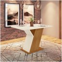 Ver imagem 1 de Mesa De Jantar Tampo Em Mdf 120cm Juanita Casa 812 Nature Off White
