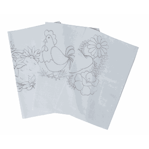 Kit 5 Pano de Prato Damasco Riscado - 68cm X 48cm