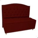 Ver imagem 1 de Kit Cabeceira e Calçadeira com Baú 195 Cm King Casal Diana Suede