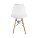 Ver imagem 6 de Conjunto Mesa Redonda Eames Madeira 90cm + 4 Cadeiras Eames Dsw Sala Cozinha Jantar La Mobilia
