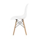 Ver imagem 5 de Conjunto Mesa Redonda Eames Madeira 90cm + 4 Cadeiras Eames Dsw Sala Cozinha Jantar La Mobilia