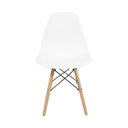 Ver imagem 4 de Conjunto Mesa Redonda Eames Madeira 90cm + 4 Cadeiras Eames Dsw Sala Cozinha Jantar La Mobilia