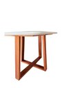 Ver imagem 3 de Mesa de Jantar Lille 120cm X 90cm Base em Madeira Tampo com Vidro Off White