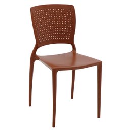 Cadeira Tramontina Safira Summa em Polipropileno e Fibra de Vidro Terracota - 3