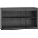 Ver imagem 3 de Balcão Buffet 3 Portas Mel Preto - Viero Móveis