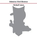 Ver imagem 2 de Adesivo Faixa Gravata sem Resina Moto Cg 150/160 Branco