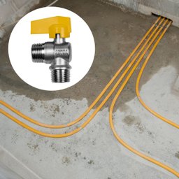 Kit 2 Registro Válvula Esférica 90° Rm X Rm 1/2'' Pex Gás - 3