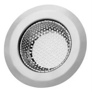 Ralo de Pia de Cozinha Protetor Filtro Ralinho Aço Inox Yazi 9cm