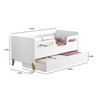 Cama Infantil Bicama Cecilia de Mdf com Auxiliar Montessoriana e Grade de Proteção + 02 Colchões D18 - 3