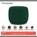 Ver imagem 5 de Poltrona Decorativa com Puff Orgânico Molly Bouclê Verde - Desk Design