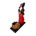 Ver imagem 6 de Porta Vela Exu Orixá Umbanda Candomblé Axé 15 cm Loja Mistica Logunedé 15 cm