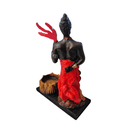 Ver imagem 4 de Porta Vela Exu Orixá Umbanda Candomblé Axé 15 cm Loja Mistica Logunedé 15 cm