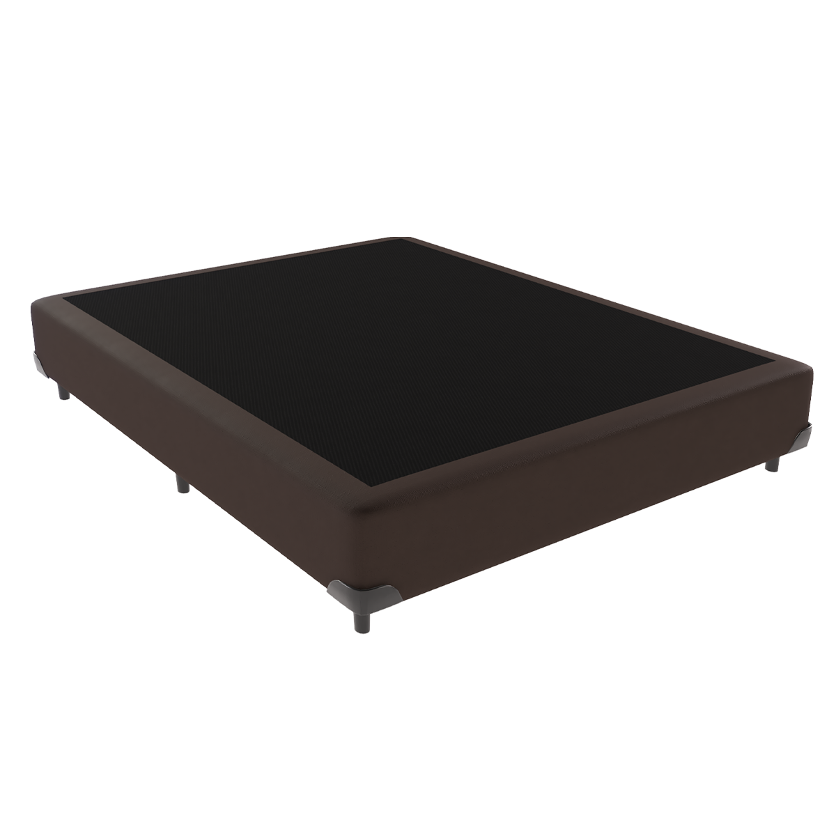 Cama Box Viúvo 128x188 Marrom