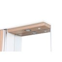 Ver imagem 3 de Conjunto de Banheiro Gabinete Suspenso 3 Gavetas com Espelheira Cuba de Louça com Válvula 