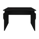 Ver imagem 3 de Mesa Gamer Moderna para 2 Monitores com Regulagem de Altura 120cm Preto Artany
