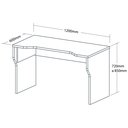 Ver imagem 4 de Mesa Gamer Moderna para 2 Monitores com Regulagem de Altura
