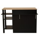 Ver imagem 6 de Bancada Gourmet Ilha Cozinha Ditália 2 Portas Cd-1028 Preto