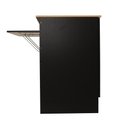 Ver imagem 2 de Bancada Gourmet Ilha Cozinha Ditália 2 Portas Cd-1028 Preto