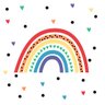 Adesivo de Parede Arco Íris Colorido - Arco Íris Colorido - 1