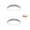 Ver imagem 2 de Kit 2 Plafons para 4 Lâmpadas Redondo 50cm 7653 Jd Molina Jd Molina