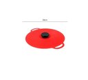 Ver imagem 2 de TAMPA DE SILICONE PARA PANELA VERMELHA 28CM 4911 - LYOR