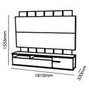 Ver imagem 3 de Painel para TV até 70 Polegadas Home Sena Mobler