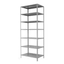 Ver imagem 4 de Estante Industrial 7 Bandejas 30cm Cinza até 100kg