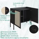 Ver imagem 3 de Balcao Cafe Bar 2 Portas Palhinha 27928 Linha Oslo Nero Artesano