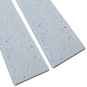 Kit 16pçs Borda Atérmica Piscina Antiderrapante 50x10cm Vitoratto - Cinza