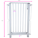 Ver imagem 6 de Grade e Portão para Cachorro Bebê Pet, Vãos de 96cm a 100cm