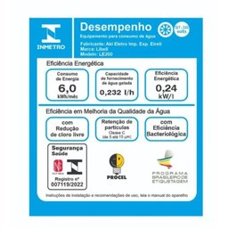 Purificador de Água Eletrônico Libell Prata Le200 Bivolt - 4