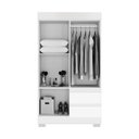 Ver imagem 2 de Guarda Roupa Acp Maya 4 Portas com Pés - Branco
