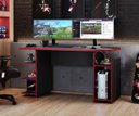 Ver imagem 2 de Mesa para Computador Office NT 2065 Preto com Vermelho - Notável