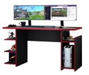 Ver imagem 1 de Mesa para Computador Office NT 2065 Preto com Vermelho - Notável
