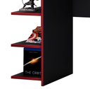 Ver imagem 3 de Mesa para Computador Office NT 2065 Preto com Vermelho - Notável