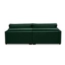 Ver imagem 7 de Sofá Sem Caixa Retrátil Reclinável 2,30m Karen Veludo Verde Adonai Estofados