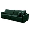 Ver imagem 4 de Sofá Sem Caixa Retrátil Reclinável 2,30m Karen Veludo Verde Adonai Estofados