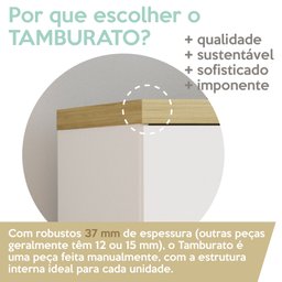 Armário para Escritório Alto  2 Portas em Tamburato Toq  - 12