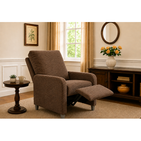 Poltrona Reclinável Lefranbox Apolo Suede