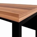 Ver imagem 7 de Mesa Escrivaninha Retangular Office 120cm Pé Quadro Web Office