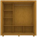 Ver mais imagens de Guarda-Roupa Casal 3 Portas com Pés 100% MDF Roma