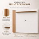 Ver imagem 5 de Painel para TV Texas 55 Polegadas Freijó Off White Moderno