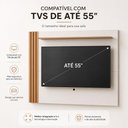 Ver imagem 4 de Painel para TV Texas 55 Polegadas Freijó Off White Moderno